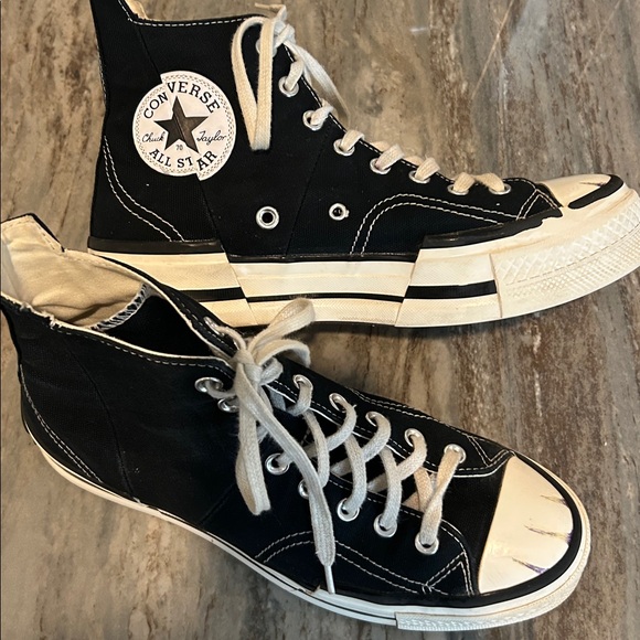 Women’s Converse All Star with cat claws! Sz 10.5 EUC but have artwork on top - Picture 2 of 8